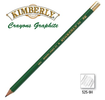 Crayon Graphite Kimberly 9H - embout métal
