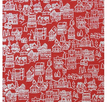 PAPERTREE 50*70 100g CITY Rouge Argent