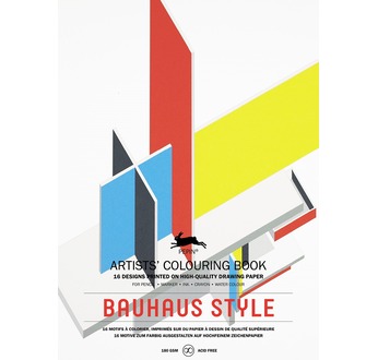 PEPIN Livre à colorier pour artiste 25x34,5cm Style Bauhaus pp 12,95€
