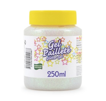 250gr Glitter gel: PEARL