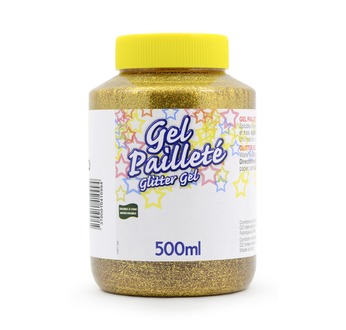 500gr Glitter gel: GOLD