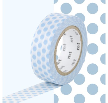 MT 1P Motif pois bleu glacier / dot ice