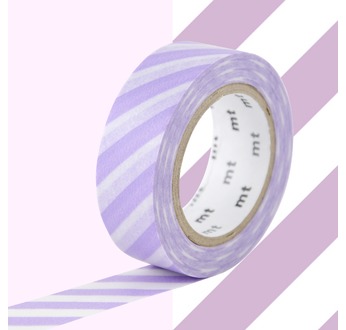 MT 1P Motif rayures lilas / stripe lilac