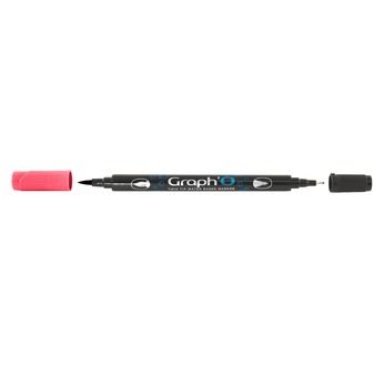 GRAPH'O Feutre pinceau double pointe - GRAPH'O Feutre pinceau double pointe 5240 - Lipstick