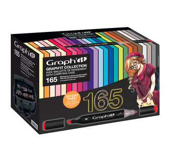 GRAPH'IT complete marker collection case