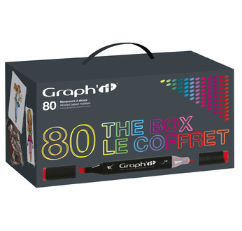 GRAPH'IT Coffret de 80 marqueurs