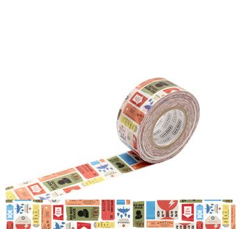 MT PACK Motif étiquettes / care tag - 2,5cm x 15m