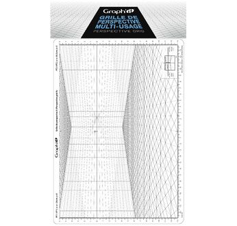 GRAPH'T Grille de perspective A - Grille de perspective oblique