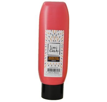 Block Printing Ink 300 ml Tottle - Red - 24