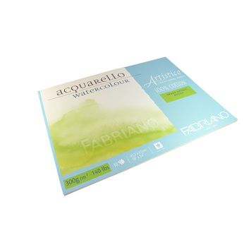 FABRIANO ARTISTICO WHITE-Bloc45,5x61-300g-10feuille-torchon