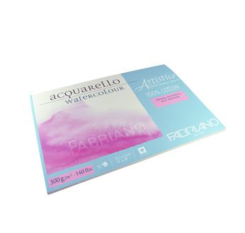 FABRIANO ARTISTICO WHITE-Bloc35,5x51-300g-15feuilles-satiné