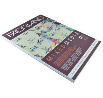 FABRIANO MIXED MEDIA-Bloc 29,7x42-250gsm-40feuilles-naturel