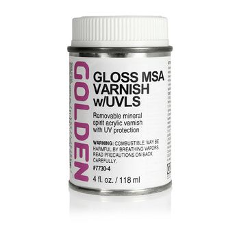 Vernis MSA brillant 119 ml (à base d?essence minérale)