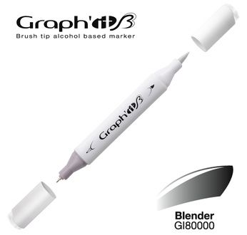 GRAPH'IT MARQUEUR BRUSH 120 couleurs - GRAPH'IT Marqueur à alcool - Pointe pinceau - 0000 Blender