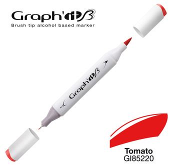 GRAPH'IT MARQUEUR BRUSH 120 couleurs - GRAPH'IT Marqueur Brush 5220 - Tomato