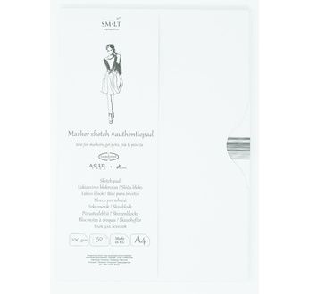 SM-LT Bloc Étui - Marqueurs - Layout - A4 - 50 feuilles - 100 gsm