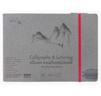 SM-LT Carnet- Calligraphie & Lettering- 24,5x17,6cm -32 feuilles-100g