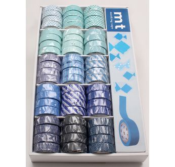 MT Présentoir plein 15 réfs x 4pcs - Thème BLEU