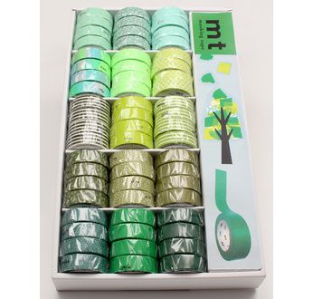 MT Présentoir plein 15 réfs x 4pcs - Thème VERT