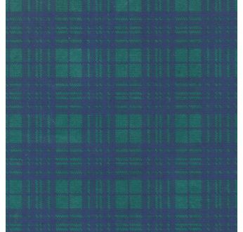 PAPERTREE 50*70 100g TARTAN Vert/bleu