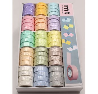 MT Présentoir plein 15 réfs x 4pcs - Thème PASTEL