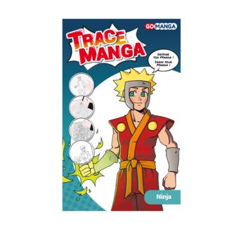 GO MANGA - Trace Manga Template  "Ninja"
