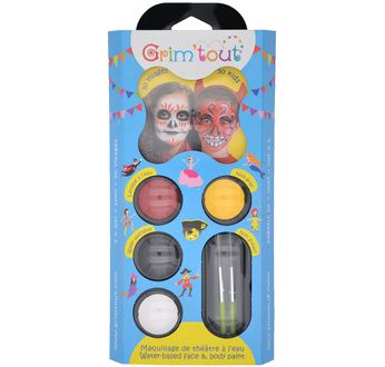 GRIM'TOUT - Face paint 4 colours palette - CATRINA