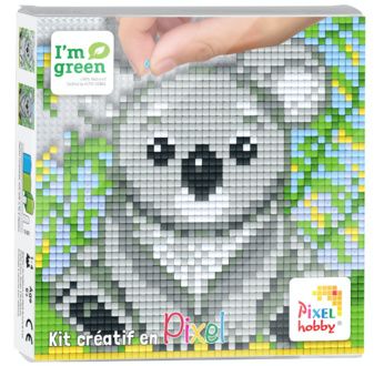 PIXEL Kit créatif tableau 12x12cm - Koala