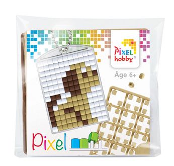 PIXEL Kit créatif porte-clé 4x3cm - Chien