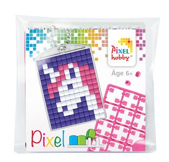 PIXEL Kit créatif porte-clé 4x3cm - Licorne