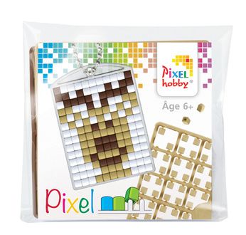 PIXEL Kit créatif porte-clé 4x3cm - Renne