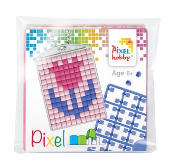 PIXEL Kit créatif porte-clé 4x3cm - Fleur