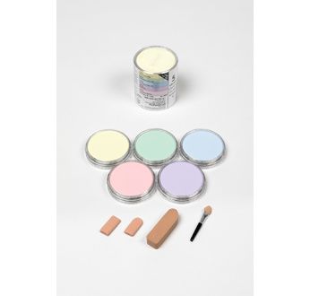 PANPASTEL Set de 5 couleurs + outils - Teintes nuancées