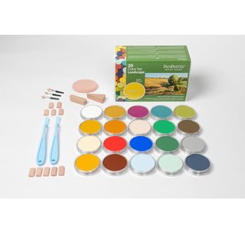 PANPASTEL Set de 20 couleurs + outils  - Paysage