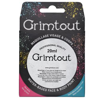 GRIM'TOUT Shiny silver, blister 20ml pot