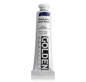 GOLDEN HEAVY BODY 60 ml - GOLDEN H.B 60 ml Bleu Phthalo (Nuance Vert) S4
