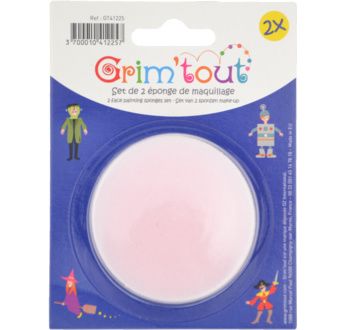 GRIM'TOUT Set of 2 Cosmetic Sponges (1,5cm thick)