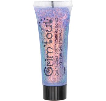 Glitter gel tube of 25 ml - Purple - Blister pack