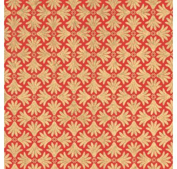 PAPERTREE 50*70 cm 100 g ISIS ROUGE/OR