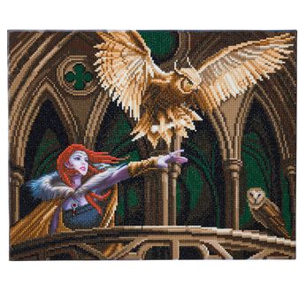 Crystal Art Kit 40x50cm Anne Stokes Owl Messenger