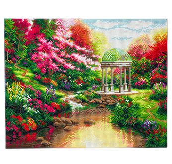 Crystal Art Kit  40x50cm Thomas Kinkade Pools of Serenity