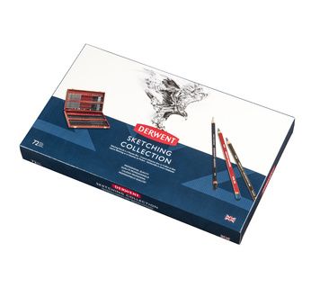 Derwent Sketching Wooden Box of 72