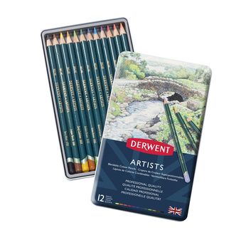 Derwent Artists tin of 12