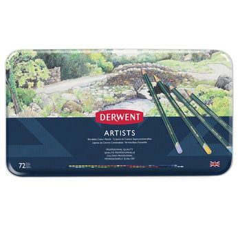 Derwent Artists tin of 72