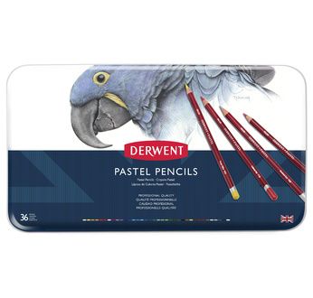 Derwent Pastel Pencil tin of 36