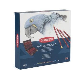 Derwent Pastel Pencil Wooden Box of 48