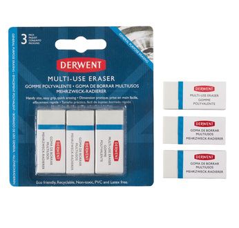Derwent Multi-Use Eraser 3 Pack