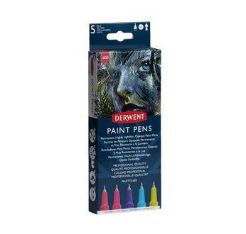 DERWENT - PAINT PEN - 5 marqueurs peinture opaque palette n 3