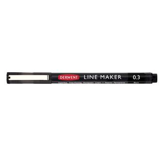 DERWENT LINE MAKER Fineliner - DERWENT - LINE MAKER - fineliner encre noire pointe 0.3