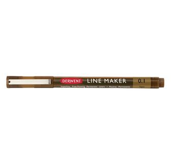 DERWENT LINE MAKER Fineliners - Derwent Line Maker Sepia 0.1